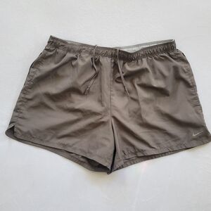 Nike Women's Olive Green/ Brown Athletic Shorts